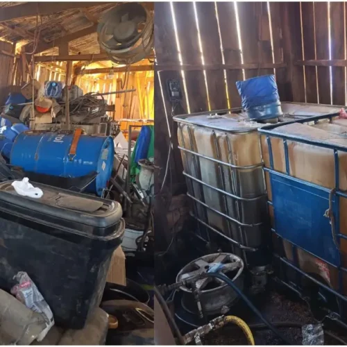 Depósito clandestino de combustível é interditado em Guajará-mirim durante operação protetor das divisas