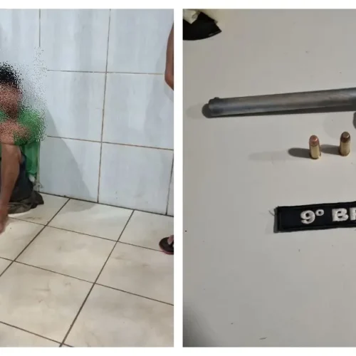 Motoboy reage a assalto, derruba suspeito armado e ajuda PM a prender criminoso em Porto Velho