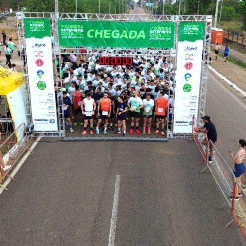 Corrida Setembro Cinza reúne sociedade em atividade voltada a saúde, educação ambiental e esporte