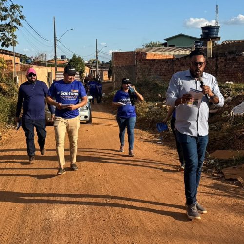 Dr. Santana comemora início das obras do programa “Tchau Poeira” no Bairro Castanheiras, Zona Sul de Porto Velho