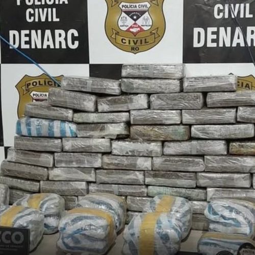 Mais de 64 quilos de entorpecentes são apreendidos em ofensiva contra o crime organizado