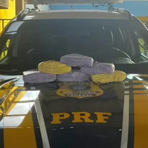 PRF em Rondônia apreende 7kg de pasta-base de cocaína