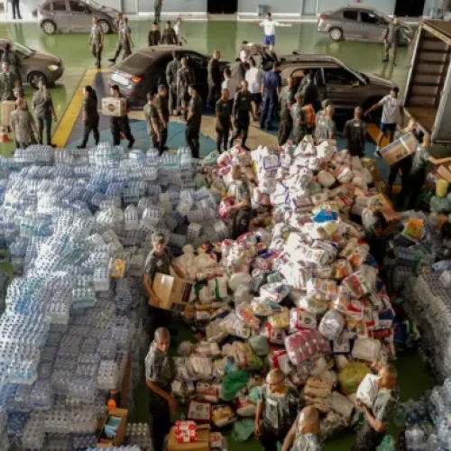 FAB nega suspensão do recebimento de doações para o Rio Grande do Sul