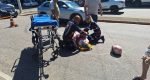 Duas mulheres ficam feridas em colisão de motocicletas na Avenida Nações Unidas