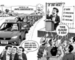 CHARGE – TODO ANO DE ELEIÇÃO SÃO MUITAS AS PROMESSAS, SÓ PROMESSAS