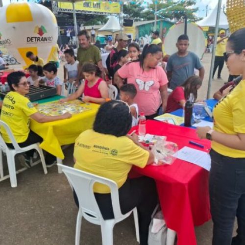 Educação no trânsito marca participação do governo de RO no Bike Arte Porto Velho