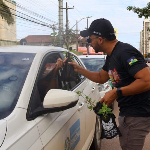 Ação de conscientização ambiental marca o inicio da campanha contra as queimadas, em Porto Velho