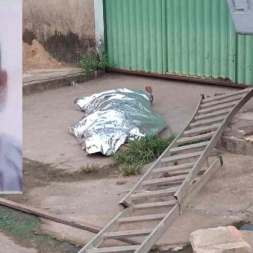 Eletricista morre após descarga elétrica e queda de escada em Porto Velho