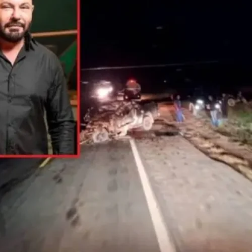 Empresário morre em grave acidente entre caminhonete e carreta na BR-364 em Rondônia