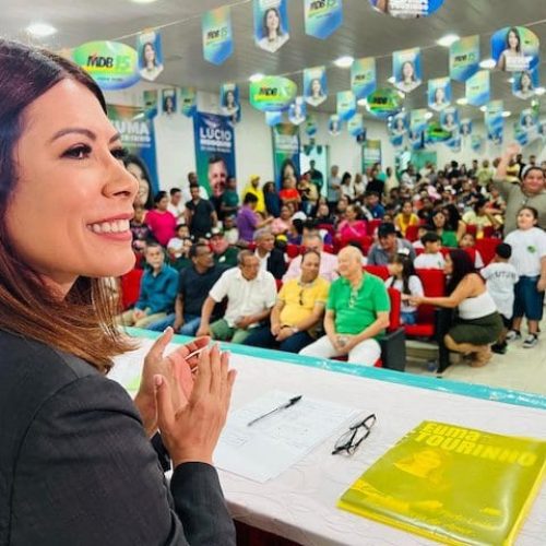Por aclamação MDB lança Euma Tourinho como candidata a prefeita de Porto Velho