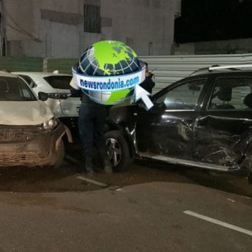 Fiat Strada atropela motoboy na Calama e acaba rodando na pista