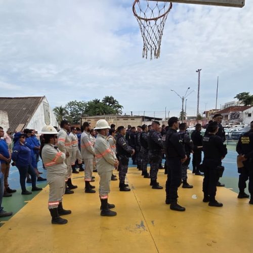 Polícia Militar em parceria com companhias, órgãos municipais e estaduais realizam operação fio desencapado