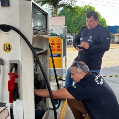 Operação “Abastecimento Seguro” verifica bombas de combustíveis em postos de Rondônia