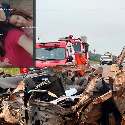 Todas as vitimas fatais da tragédia de sábado na BR-364 eram da mesma família