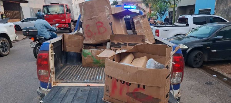 Força Tática do 5º BPM apreende 350 quilos de drogas em caminhão em Porto Velho