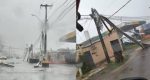 Forte tempestade com ventania derruba árvores e causa estragos na zona sul de Porto Velho
