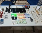 PM recupera materiais de furtos e prende homem por receptação e posse de munição no Nova Esperança