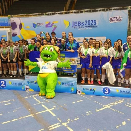 Rondônia conquista título no futsal feminino escolar sub-18 com equipe do Centro de Treinamento de Rolim de Moura