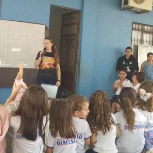 Ações de conscientização ambiental e prevenção aos incêndios florestais são apresentadas para estudantes de Rondônia