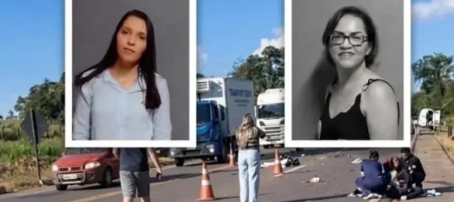 Grave acidente na BR-364 deixa uma vítima fatal e uma ferida