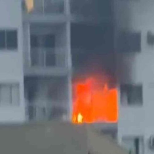 Incêndio em condomínio de luxo mobiliza Bombeiros na zona Norte de Porto Velho