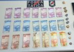 FORÇA TÁTICA PRENDE SUSPEITO POR TRÁFICO DE DROGAS