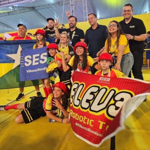 Alunos do Sesi Vilhena vencem Festival de Robótica em Cuiabá