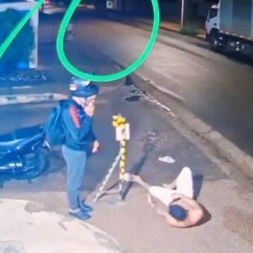 Jovem sofre tentativa de homicídio a faca e pede socorro em frente a residencial em Porto Velho