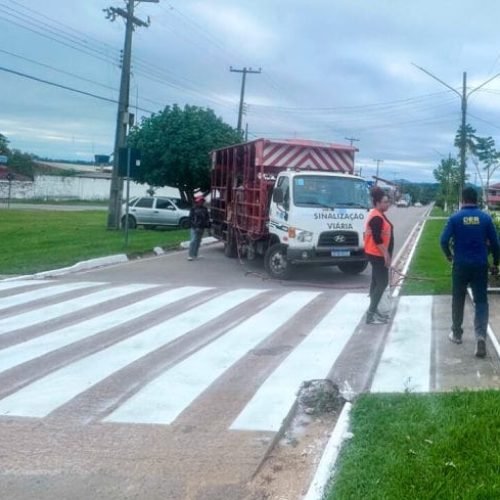 Melhorias na sinalização e infraestrutura da Rodovia-470 são realizadas pelo governo de RO no Vale do Paraíso