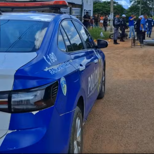 Homicídio em na zona sul de Ariquemes(RO) — Foto: Rinaldo Moreira