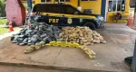 Motorista é preso pela PRF com fundo falso e drogas na BR-364 em Porto Velho