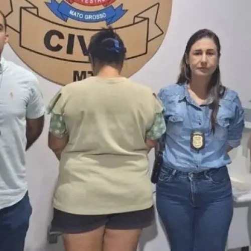 Mulher foragida por abuso contra filhos é presa em Cáceres