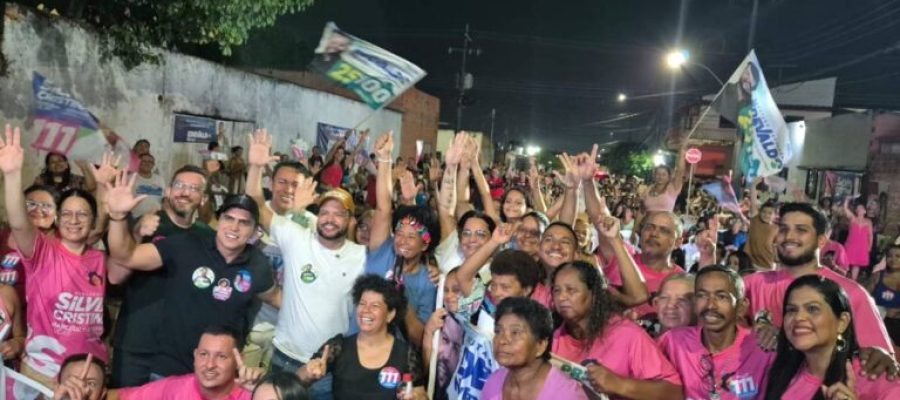 Multidão recebe Sílvia Cristina na Zona Sul da capital