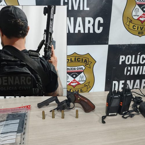 Operação Escobar prende três e mira integrantes do Comando Vermelho em Porto Velho
