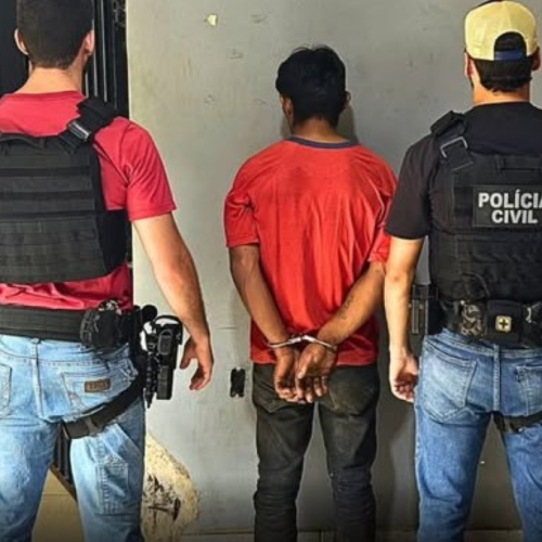 POLÍCIA CIVIL PRENDE INVESTIGADO POR HOMICÍDIO EM COSTA MARQUES