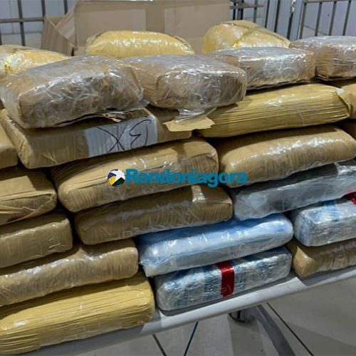 PM prende homem com 80 kg de droga e 48 mil maços de cigarro