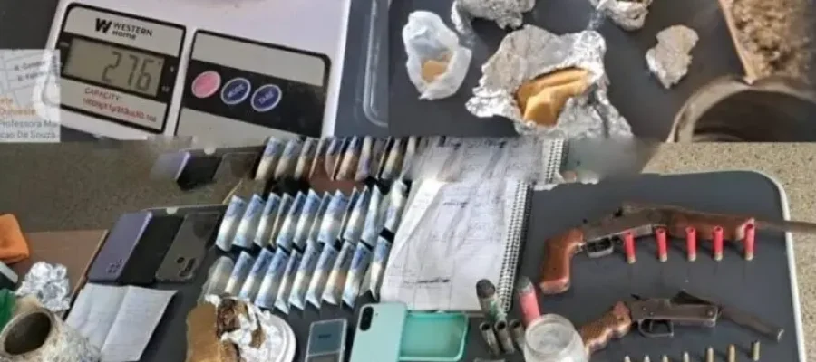Polícia apreende armas e drogas em operação em RO