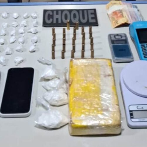 Policia Militar prende casal por tráfico de drogas e apreende munições na Zona Leste de Porto Velho