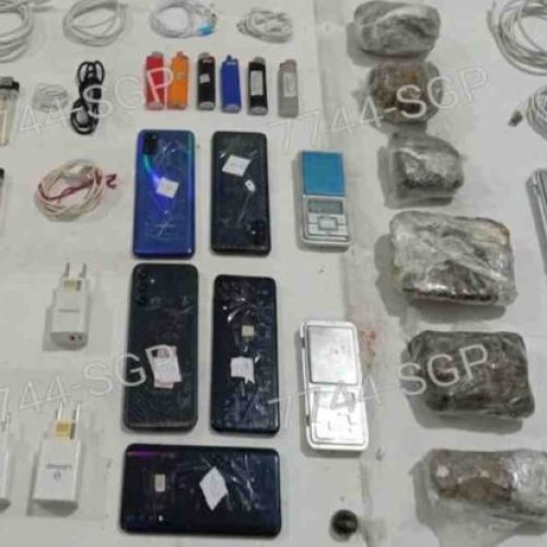 Polícia Penal apreende 45 celulares e quase 16 kg de drogas no Presídio 603