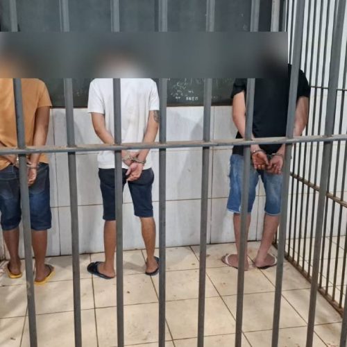 Polícia prende trio envolvido em série de roubos em Porto Velho