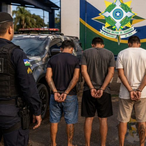 PMRO recaptura três foragidos em menos de 24 horas durante ações em Nova Mamoré e Guajará-Mirim