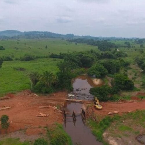 Construção da nova ponte no Rio Passaqual, na RO-466 promoverá mais segurança aos produtores rurais do distrito de Bom Jesus e região