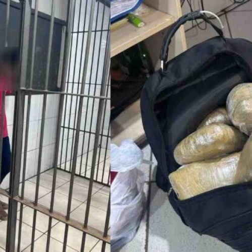 PRF apreende 17,6 kg de drogas após perseguição na BR-364