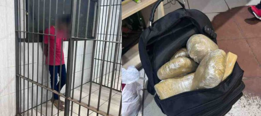 PRF apreende 17,6 kg de drogas após perseguição na BR-364