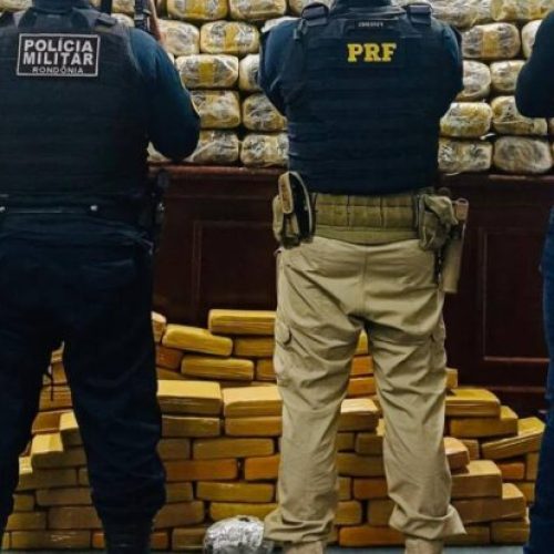PRF apreende mais de 330 kg de maconha em ação conjunta com forças de segurança em Rondônia