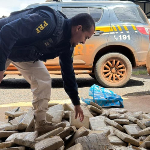 PRF apreende mais de 160 kg de entorpecente na BR 174