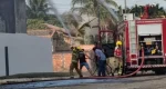 Princípio de incêndio em silo mobiliza Corpo de Bombeiros e é controlado em RO