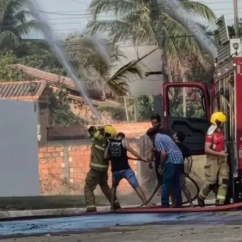 Princípio de incêndio em silo mobiliza Corpo de Bombeiros e é controlado em RO