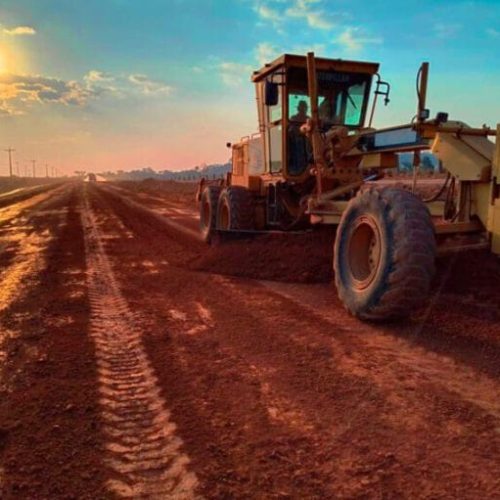 Obras de recuperação na RO-257 avançam; saindo de Ariquemes sentido distrito do 5° Bec