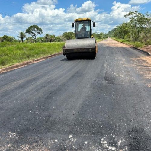 Manutenção da RO-489 entre a RO-010 e São Felipe d’Oeste é concluída pelo governo de RO